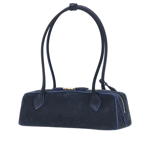 ALAIA Nubuck leather medium 'Le Teckel' bag