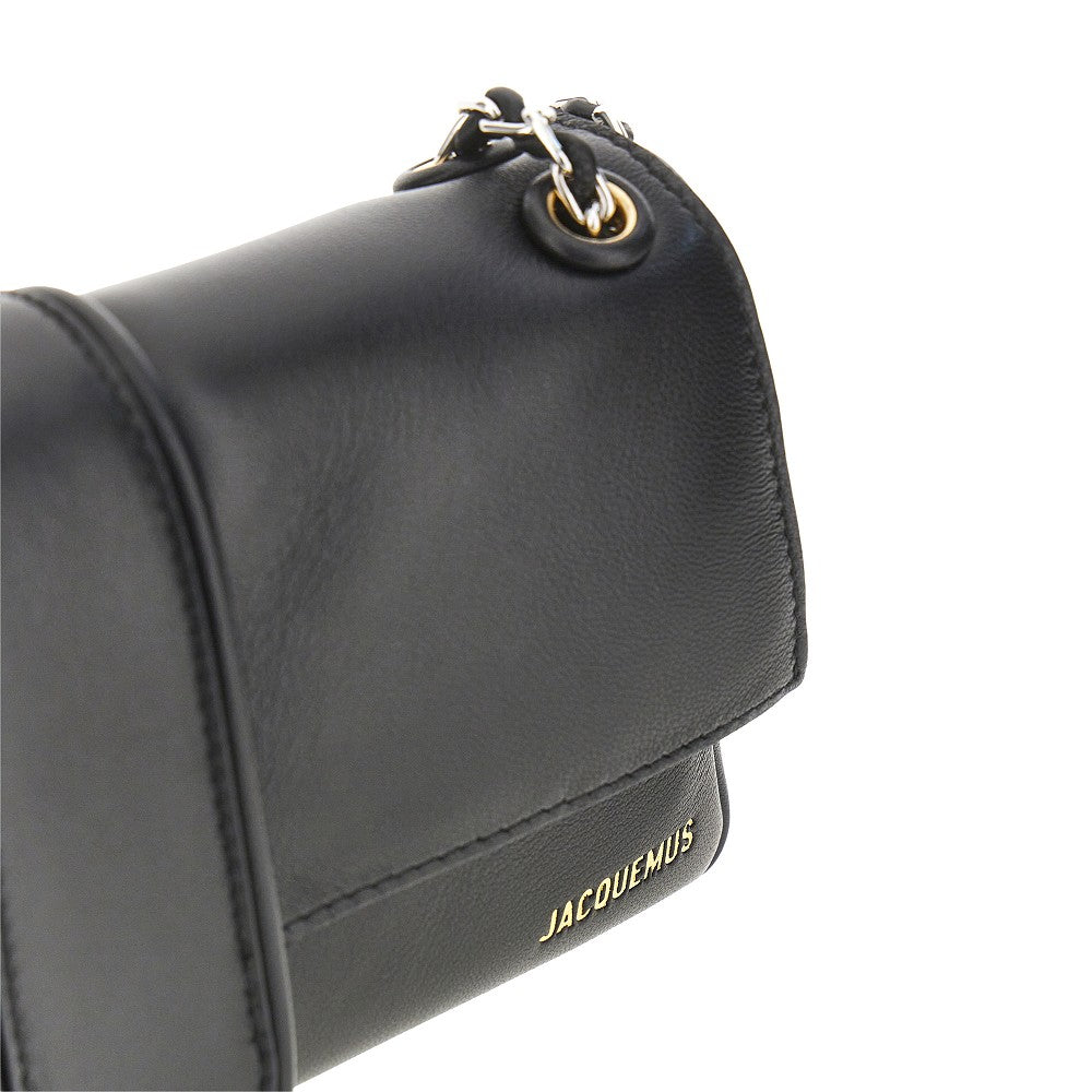 JACQUEMUS Bambino Chaîne' nappa leather bag