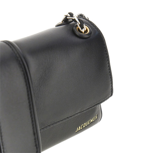 JACQUEMUS Bambino Chaîne' nappa leather bag