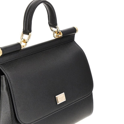 DOLCE&GABBANA Dauphine leather large 'Sicily' bag
