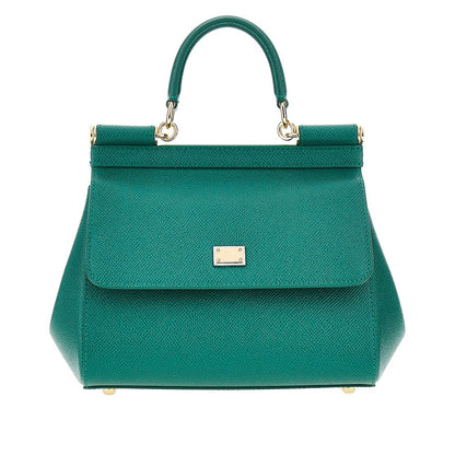 DOLCE&GABBANA Dauphine leather small 'Sicily' bag