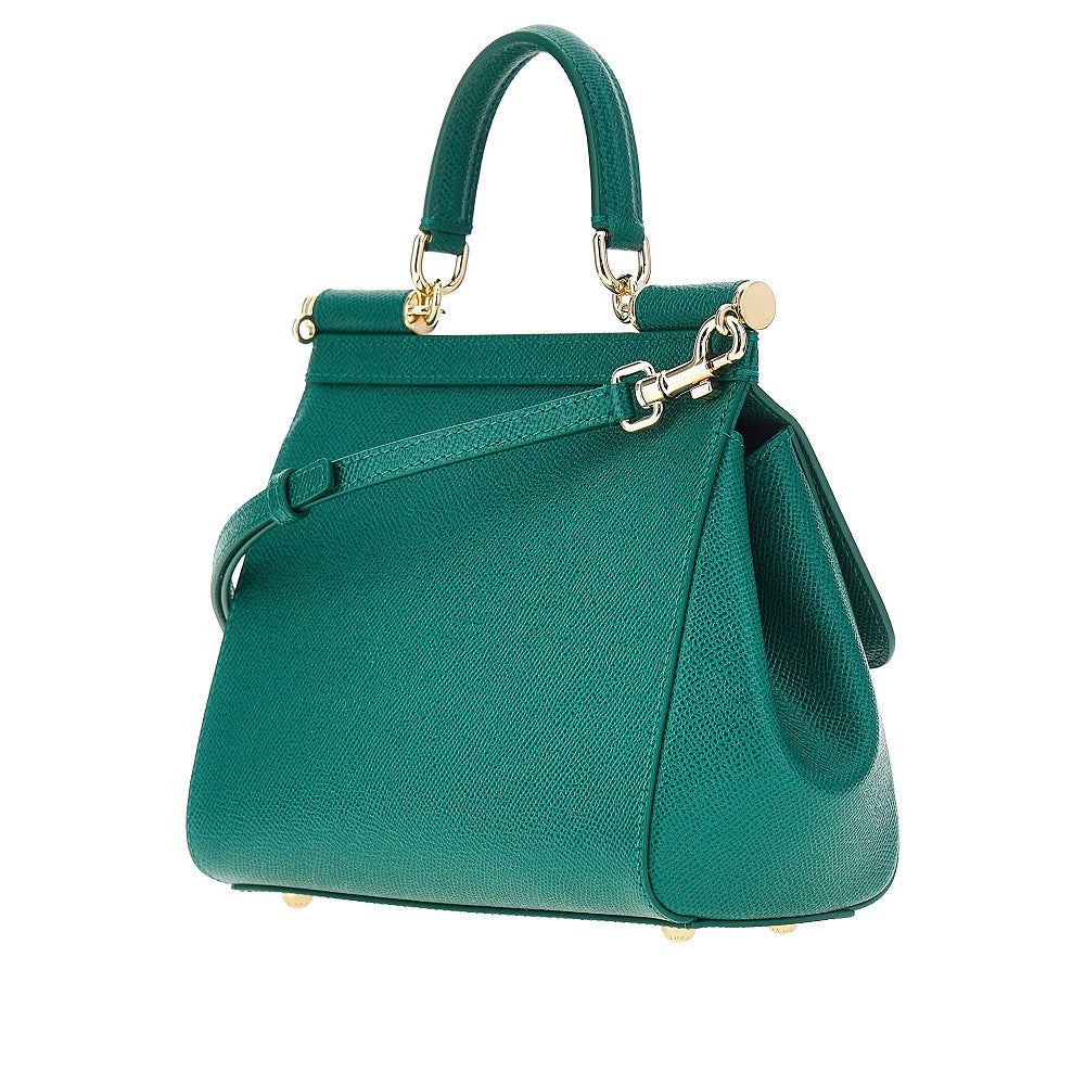 DOLCE&GABBANA Dauphine leather small 'Sicily' bag