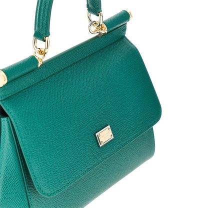 DOLCE&GABBANA Dauphine leather small 'Sicily' bag