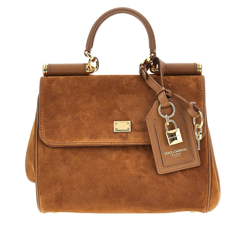 DOLCE&GABBANA Suede leather 'My Sicily' bag