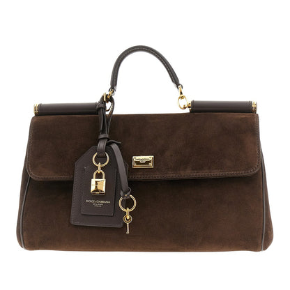 DOLCE&GABBANA Suede leather 'My Sicily' handbag