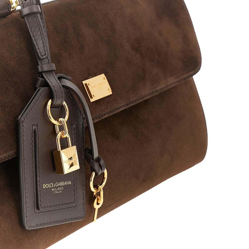 DOLCE&GABBANA Suede leather 'My Sicily' handbag