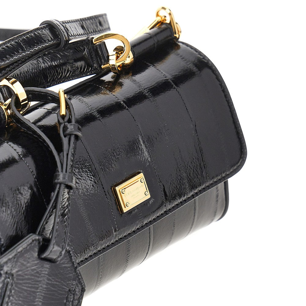 DOLCE&GABBANA Eel leather mini 'My Sicily' bag
