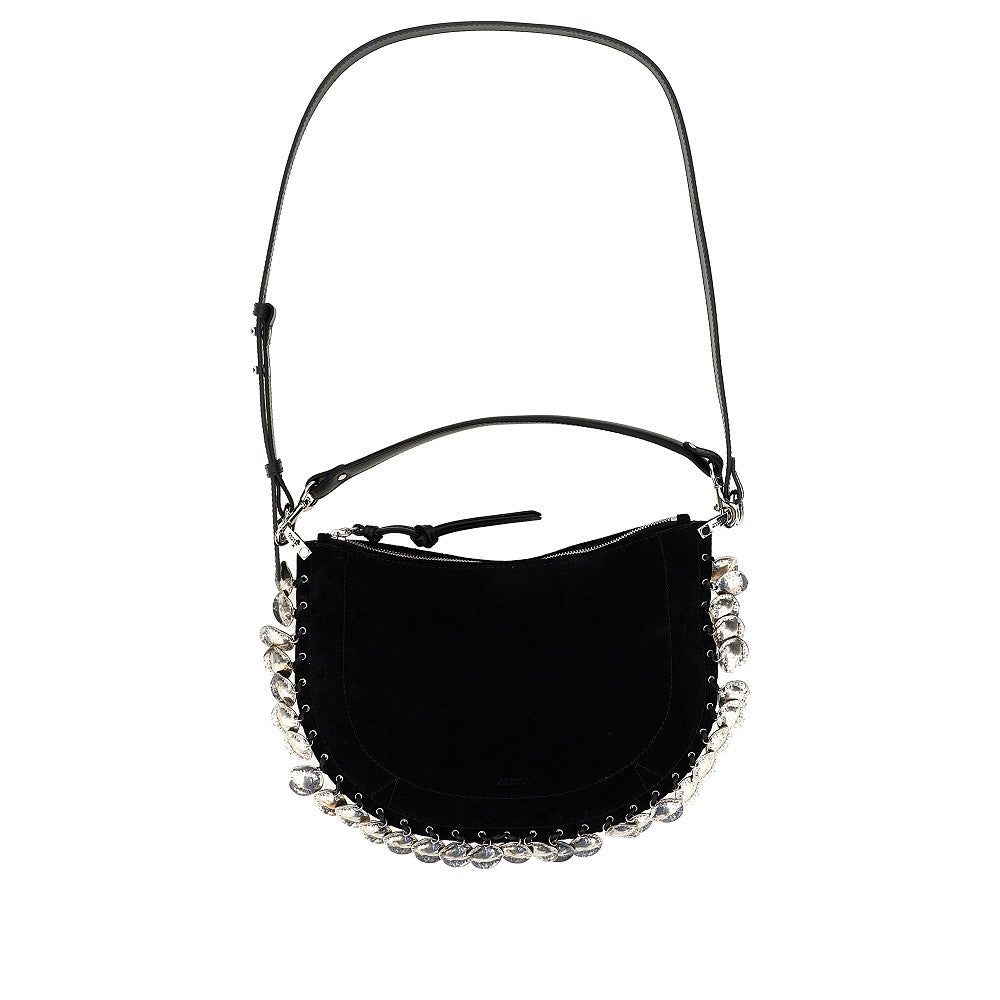 Isabel Marant Suede leather Oskan Soft Zip bag