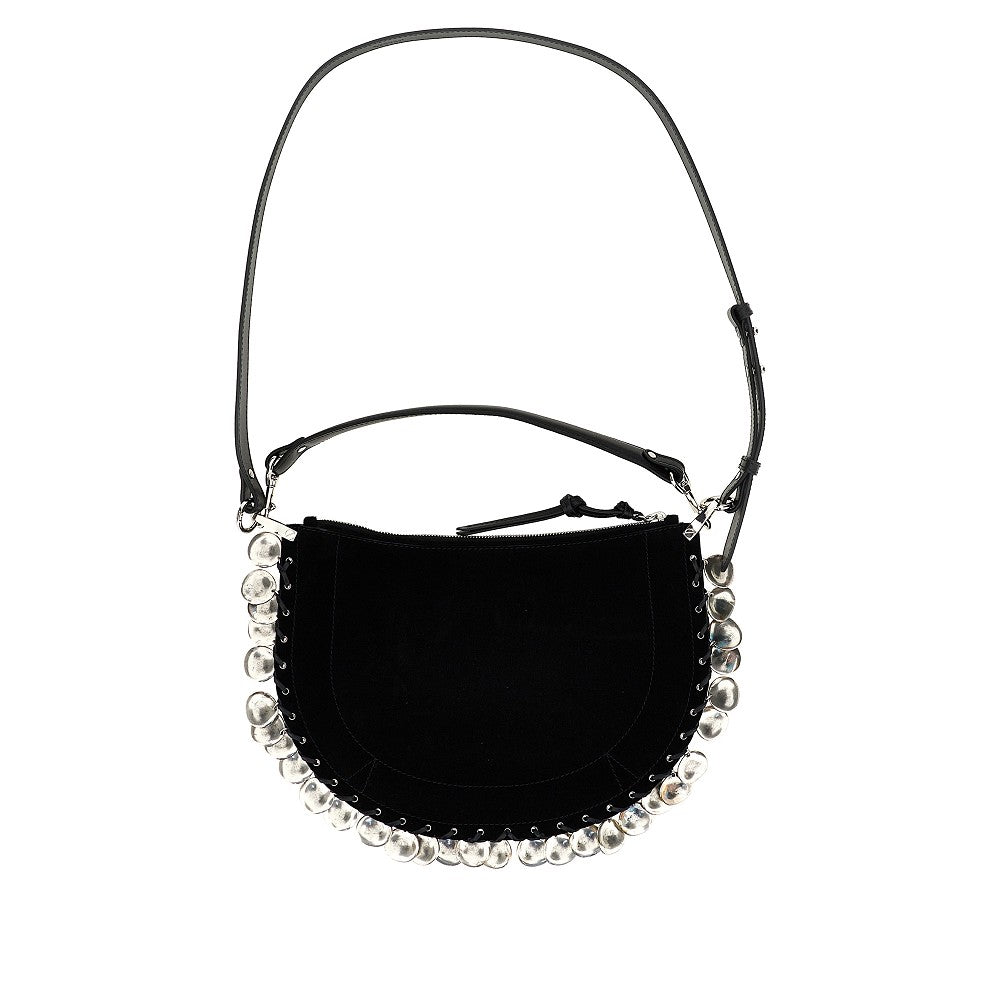 Isabel Marant Suede leather Oskan Soft Zip bag