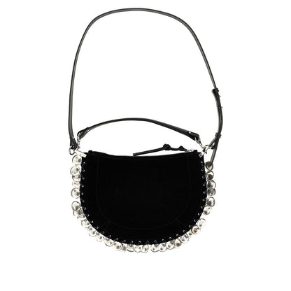 Isabel Marant Suede leather Oskan Soft Zip bag
