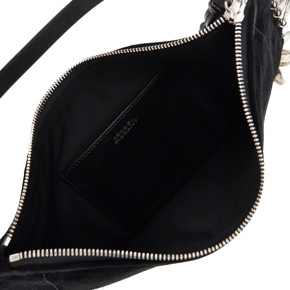 Isabel Marant Suede leather Oskan Soft Zip bag