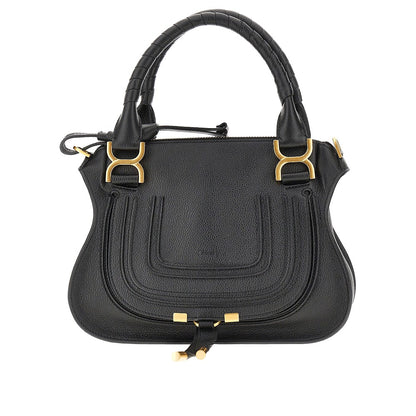 CHLOE' Grained leather small 'Marcie' bag