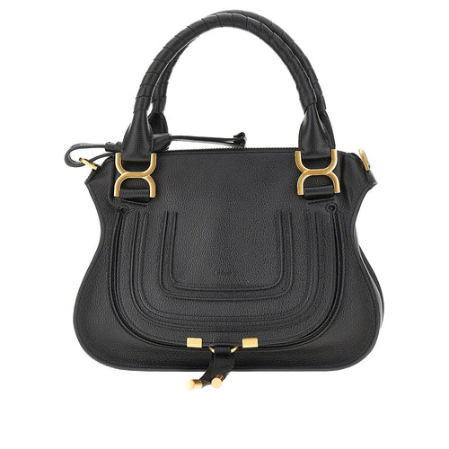 CHLOE' Grained leather small 'Marcie' bag