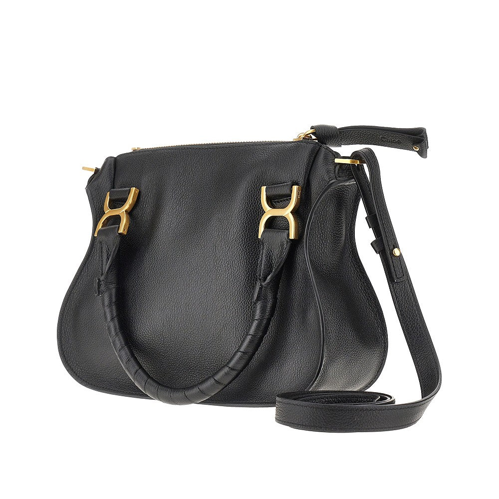 CHLOE' Grained leather small 'Marcie' bag