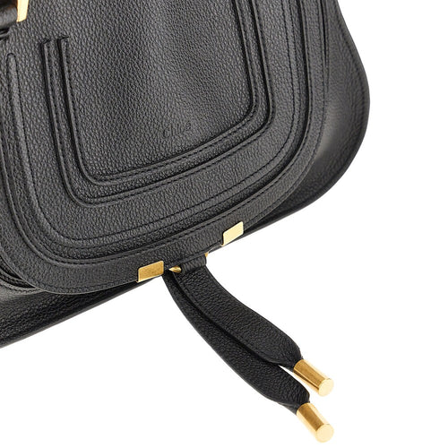 CHLOE' Grained leather small 'Marcie' bag
