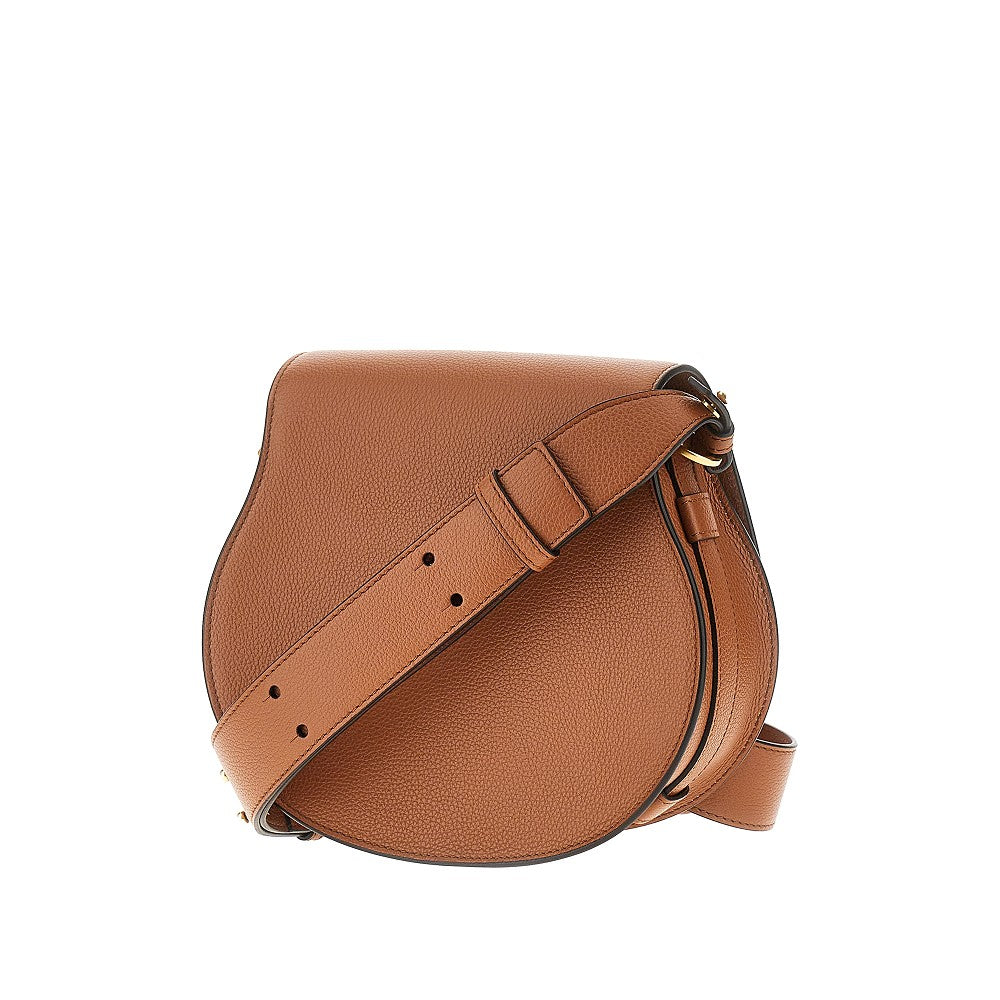 CHLOE' Grained leather 'Marcie' saddle bag