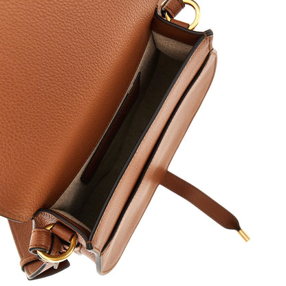 CHLOE' Grained leather 'Marcie' saddle bag