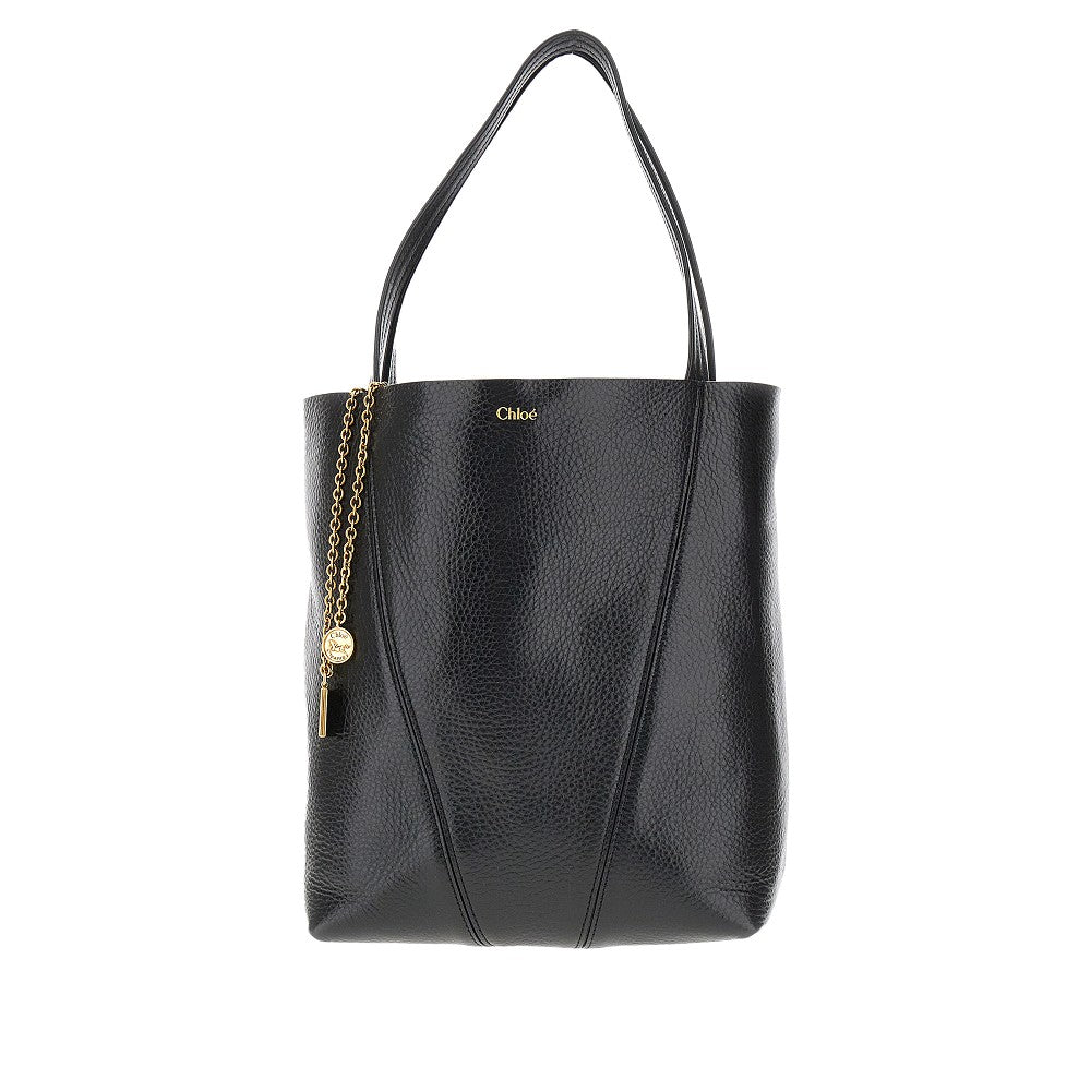 CHLOE' Grained leather medium 'Spin' bag