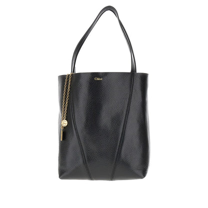 CHLOE' Grained leather medium 'Spin' bag