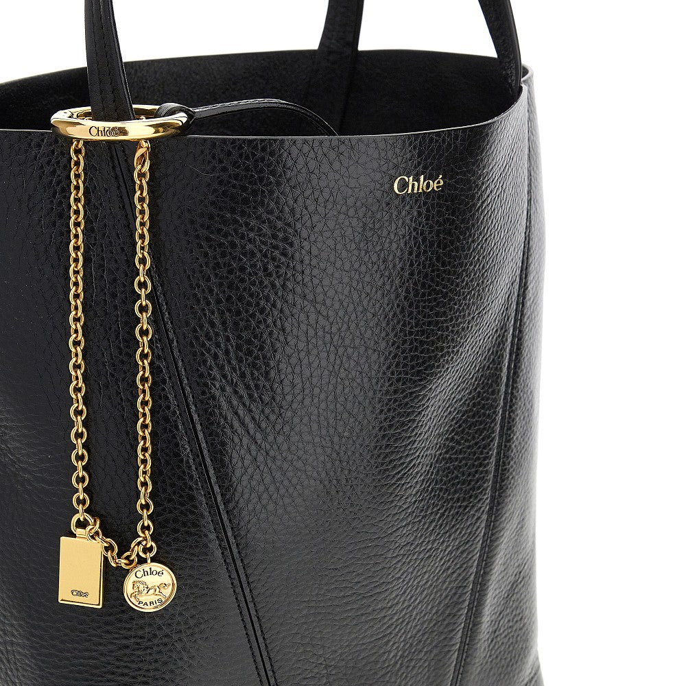 CHLOE' Grained leather medium 'Spin' bag