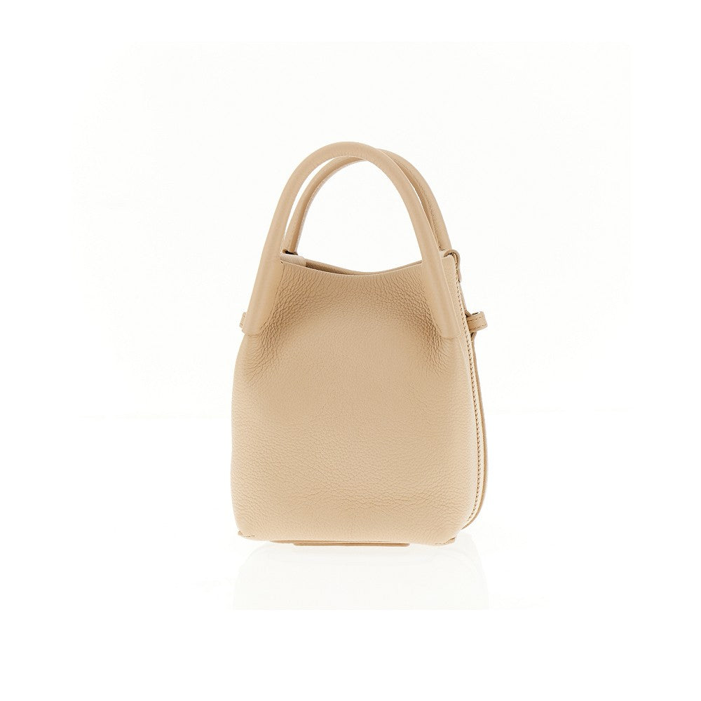 LORO PIANA Leather bucket bag