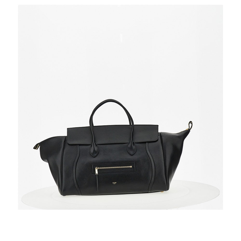 CELINE Soft leather large 'New Luggage' bag