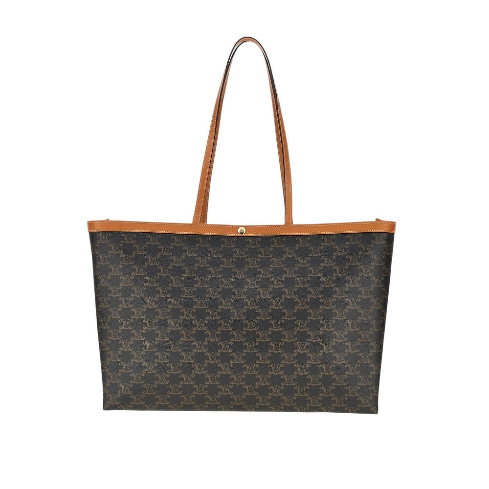 Celine Triomphe canvas medium shopping bag