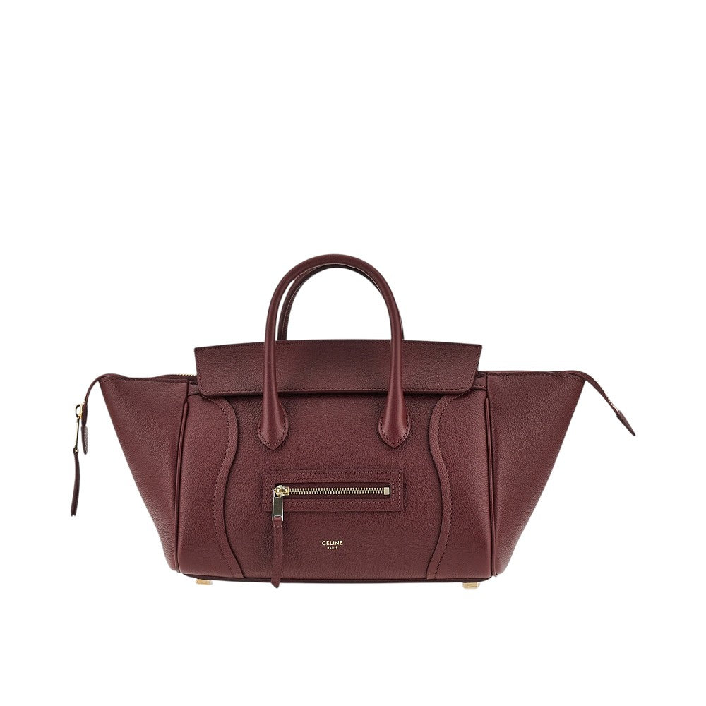 Celine Leather small New Luggage bag