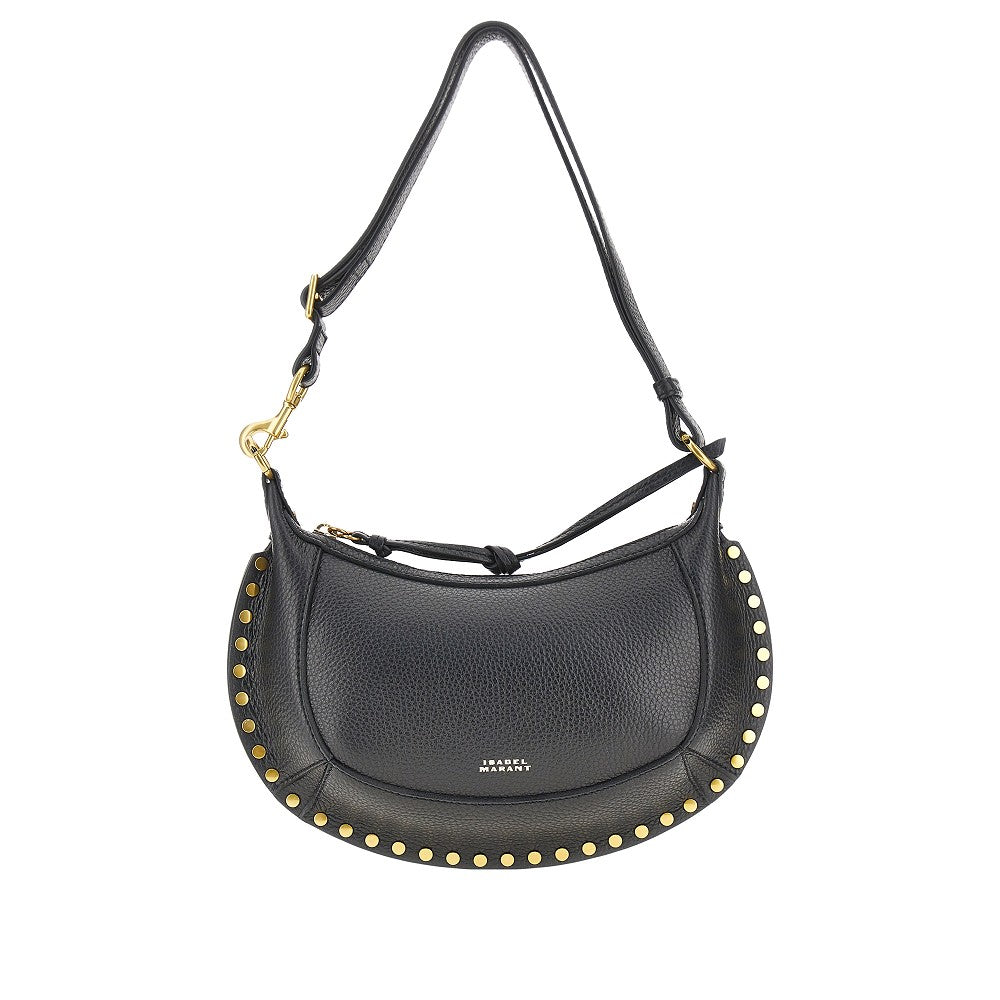 Isabel Marant Grained leather Oskan Moon bag