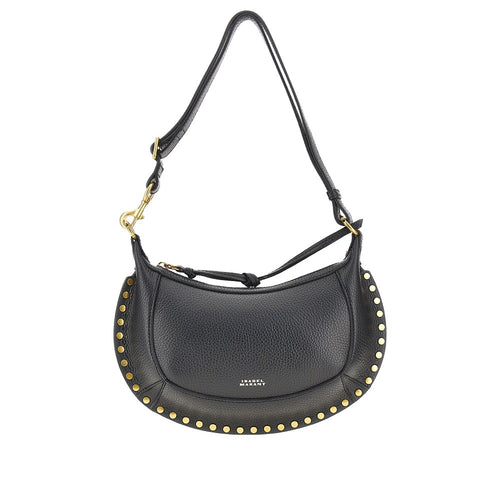 Isabel Marant Grained leather Oskan Moon bag