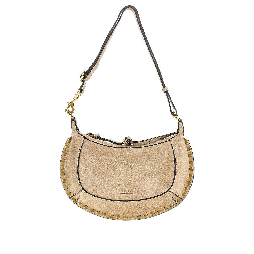 Isabel Marant Suede leather Oskan Moon bag