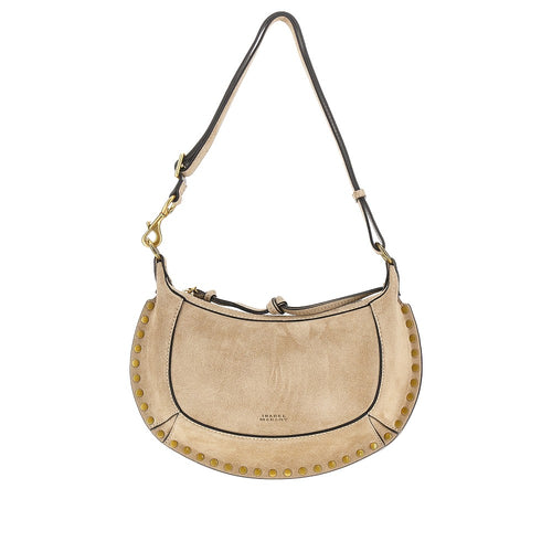 Isabel Marant Suede leather Oskan Moon bag