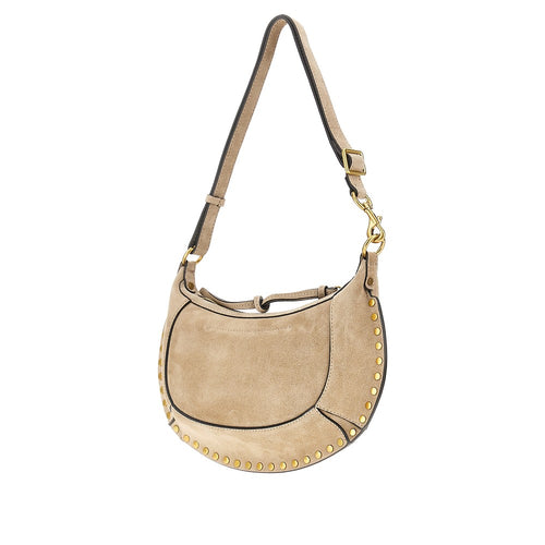 Isabel Marant Suede leather Oskan Moon bag