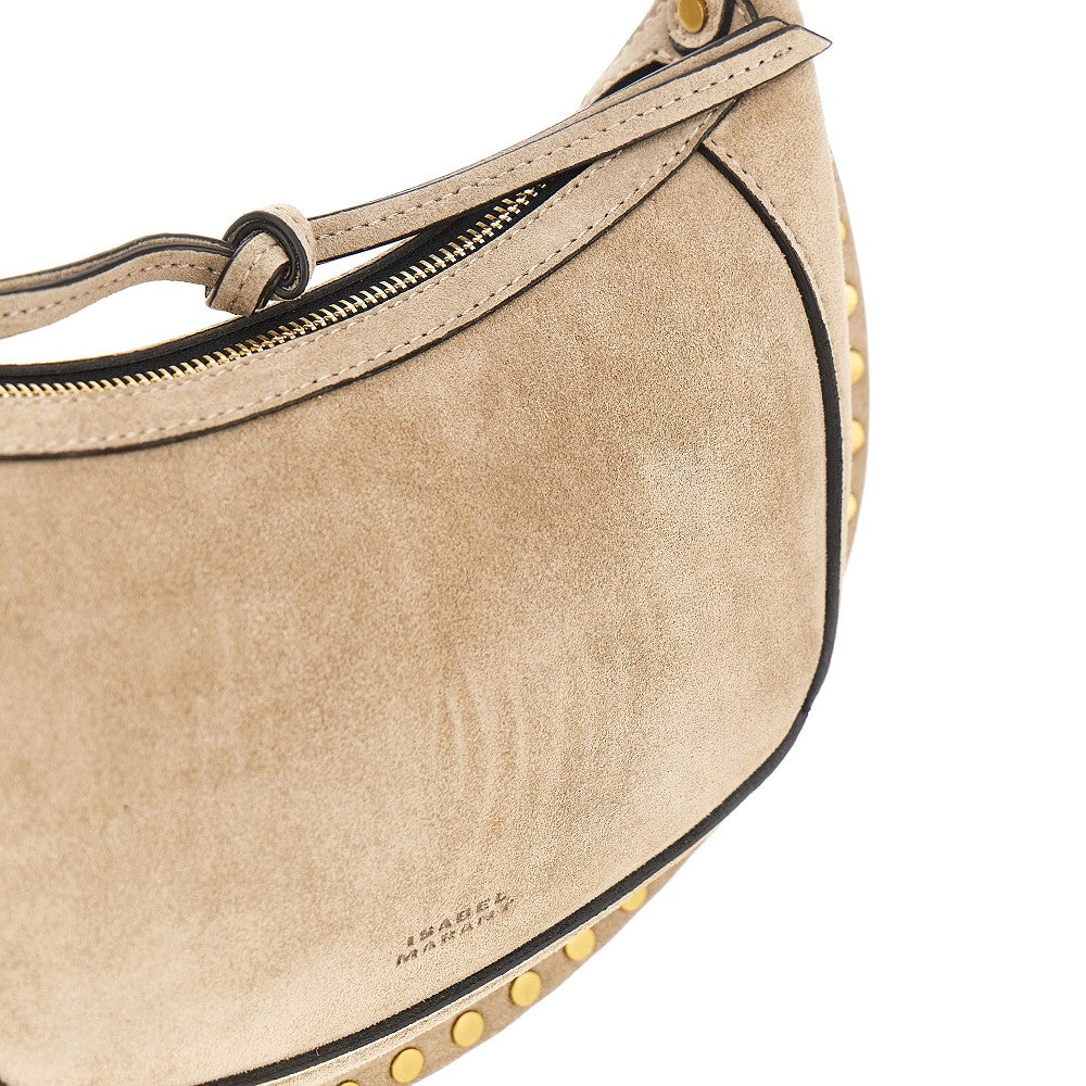 Isabel Marant Suede leather Oskan Moon bag