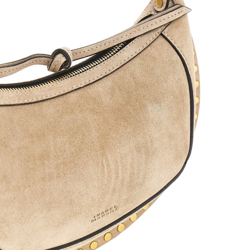 Isabel Marant Suede leather Oskan Moon bag