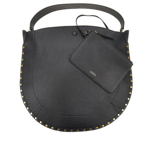 Isabel Marant Grained leather Oskan Hobo Soft bag