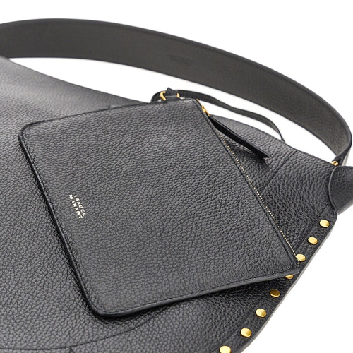 Isabel Marant Grained leather Oskan Hobo Soft bag