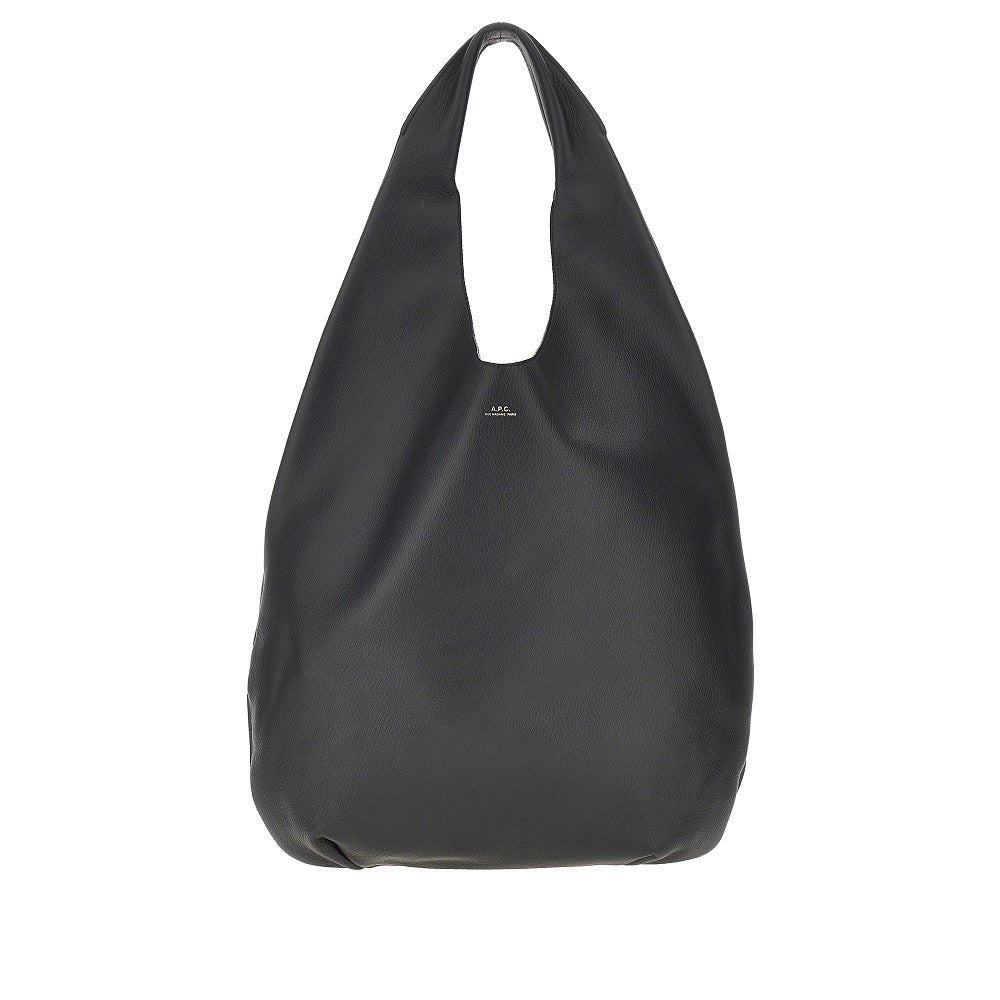 A.P.C. Le Neige' grained leather bag