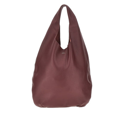 A.P.C. Le Neige' grained leather bag