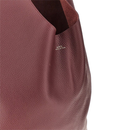 A.P.C. Le Neige' grained leather bag