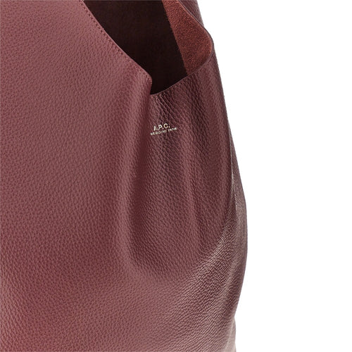 A.P.C. Le Neige' grained leather bag