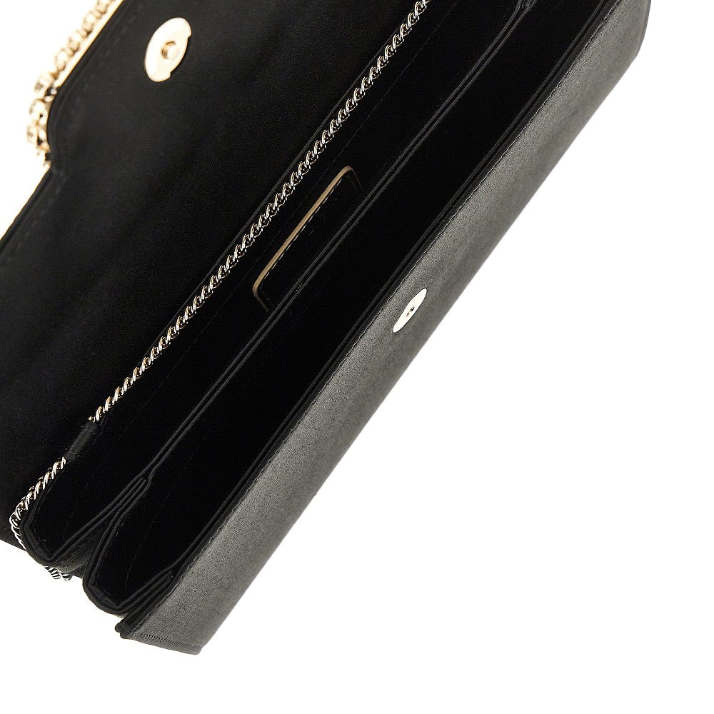ROGER VIVIER 'Sexy Choc' satin clutch