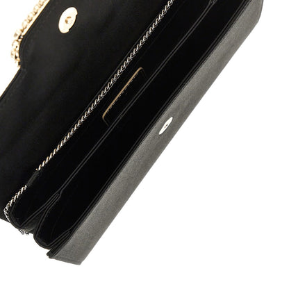 ROGER VIVIER 'Sexy Choc' satin clutch