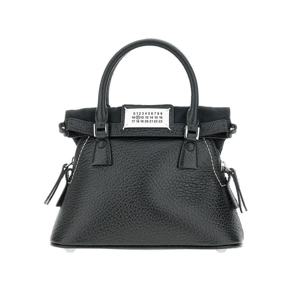 Maison Margiela Grained leather micro 5AC bag