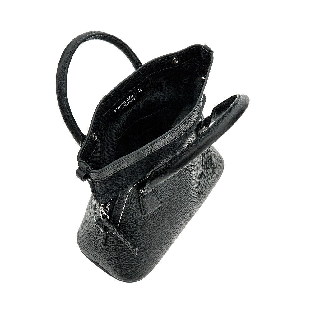 Maison Margiela Grained leather micro 5AC bag