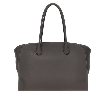 THE ROW Marlo 14' grained leather bag