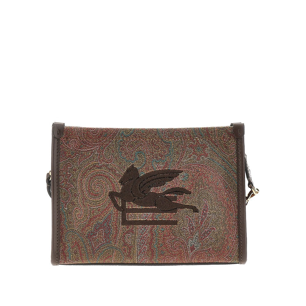 Etro Paisley pouch with Pegaso patch