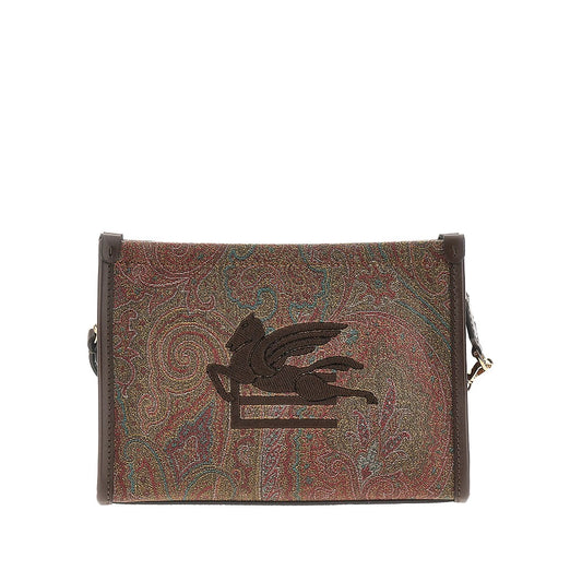 Etro Paisley pouch with Pegaso patch