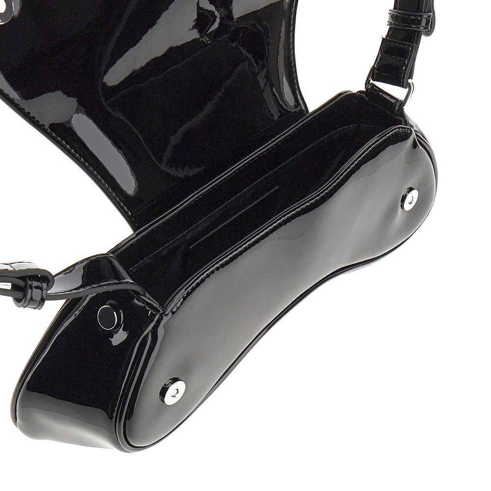 DIESEL Glossy faux leather 'Play' bag