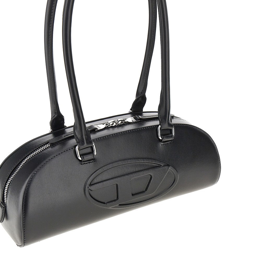 DIESEL 1DR Dome' leather bowling bag